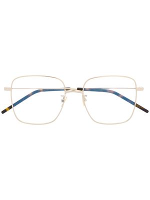 Saint Laurent Eyewear lunettes de vue à monture carrée SL314 - Or