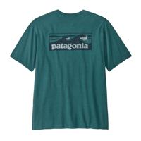 Patagonia Boardshort Logo Pocket Responsibili-Tee T-shirt Heren Wetland Blue M