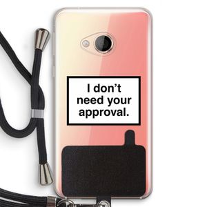 Don't need approval: HTC U Play Transparant Hoesje met koord