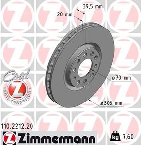 Remschijf Coat Z 110221220