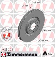 Remschijf Coat Z 110221220