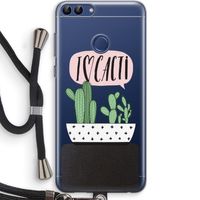 I love cacti: Huawei P Smart (2018) Transparant Hoesje met koord