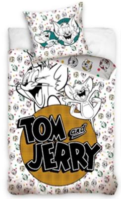 Tom & Jerry Dekbedovertrek - 140 x 200 cm + 70 x 90 cm - Katoen Tom & Jerry Dekbedovertrek - 140 x 200 cm + 70 x 90 cm - Katoen