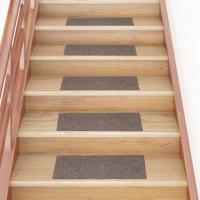 VidaXL Trapmatten zelfklevend 15 stuks 60x25 cm beige rechthoekig