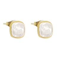 Qoss Hang Oorbellen OT Crème | Goud