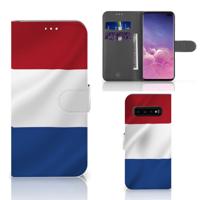 Samsung Galaxy S10 Plus | Bookstyle Case | Nederlandse Vlag