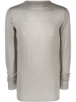 Rick Owens Biker Level virgin-wool jumper - Tons neutres