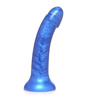 G-Tastic 17,8cm / 7 inch Metallic Silicone Dildo - Blue