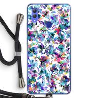 Hibiscus Flowers: Honor Note 10 Transparant Hoesje met koord