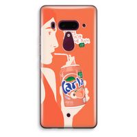 Peach please!: HTC U12+ Transparant Hoesje