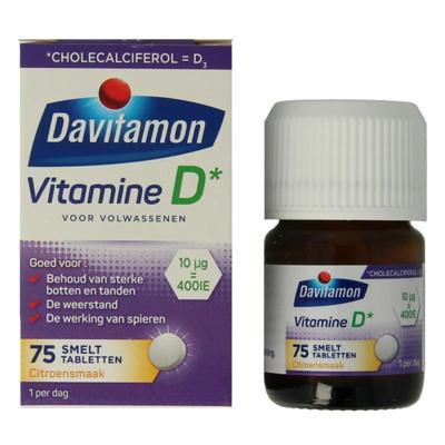 Davitamon Vitamine D volwassenen smelttablet Davitamon Vitamine D volwassenen smelttablet