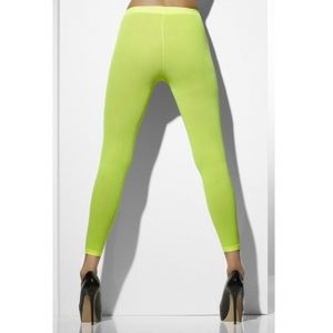 Neon groene dames legging One size  -