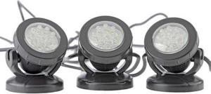 Pontec PondoStar LED Set 3 - Energiezuinige Vijverlampen 12V, 3x20W met 7m Kabel