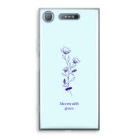 Bloom with grace: Sony Xperia XZ1 Transparant Hoesje - thumbnail
