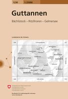 Wandelkaart - Topografische kaart 1230 Guttannen | Swisstopo - thumbnail