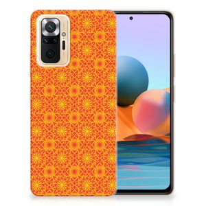 Xiaomi Redmi Note 10 Pro TPU bumper Batik Oranje