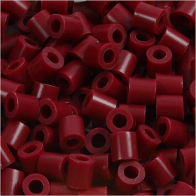NABBI Foto kralen, afm 5x5 mm, gatgrootte 2,5 mm, medium, wijnrood (4), 6000 stuk/ 1 doos