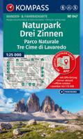 Wandelkaart 047 Naturpark Drei Zinnen - Parco Naturale Tre Cime di Lavaredo | Kompass