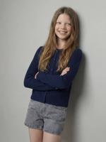 Vest meisje marineblauw