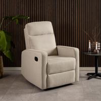 Bendt Relaxfauteuil 'Rachele' Verstelbaar, kleur Beige