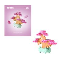 Plus Plus Plant packs - pink bonsai plus-plus flowers & plants (4339)