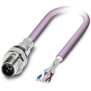 Phoenix Contact 1525636 Sensor/actuator inbouwconnector M12 Aantal polen (sensoren): 5 Stekker, inbouw 1.00 m 1 stuk(s)