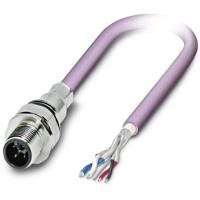 Phoenix Contact 1525636 Sensor/actuator inbouwconnector M12 Aantal polen (sensoren): 5 Stekker, inbouw 1.00 m 1 stuk(s)