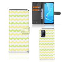 OPPO A72 | OPPO A52 | Telefoon Hoesje | Waves Yellow