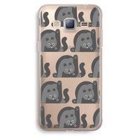 Cats: Samsung Galaxy J3 (2016) Transparant Hoesje Cats: Samsung Galaxy J3 (2016) Transparant Hoesje