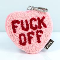 Fuck Off hart sleutelhanger