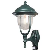 KonstSmide Klassieke muurlamp Parma groen met bewegingsmelder 7235-600 - thumbnail