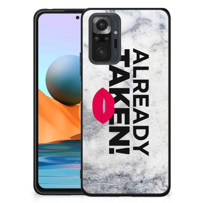 Xiaomi Redmi Note 10 Pro | Telefoon Hoesje | met tekst Already Taken White