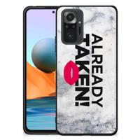 Xiaomi Redmi Note 10 Pro | Telefoon Hoesje | met tekst Already Taken White