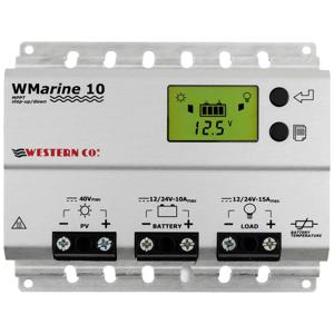 Western Co. Solar Charge Controller MPPT Western WMarine10 Laadregelaar voor zonne-energie MPPT 15 A