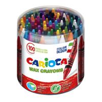 Waskrijt carioca maxi pot 100 stuks assorti