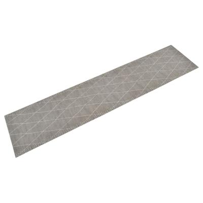 VidaXL Keukenmat wasbaar geruit 60x300 cm fluweel