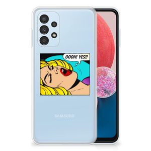 Samsung Galaxy A13 4G Silicone Back Cover Popart Oh Yes