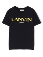 Lanvin Enfant t-shirt à logo imprimé - Bleu - thumbnail