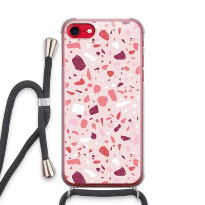 Terrazzo N°15: iPhone SE 2020 Transparant Hoesje met koord