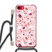 Terrazzo N°15: iPhone SE 2020 Transparant Hoesje met koord
