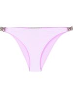 Stella McCartney bas de bikini à plaque logo - Rose