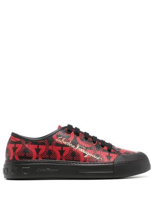 Ferragamo baskets Gancini - Rouge