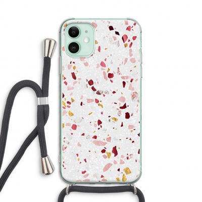 Terrazzo N°9: iPhone 11 Transparant Hoesje met koord