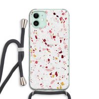 Terrazzo N°9: iPhone 11 Transparant Hoesje met koord