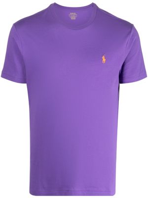 Polo Ralph Lauren t-shirt en coton à logo brodé - Violet