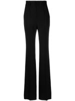 Saint Laurent pantalon droit à taille haute - Noir - thumbnail