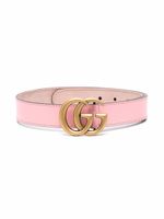 Gucci Kids ceinture Double G en cuir - Rose