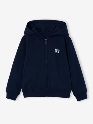 Sweater met rits jongen Basics marineblauw Sweater met rits jongen Basics marineblauw