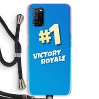Victory Royale: Oppo A52 Transparant Hoesje met koord
