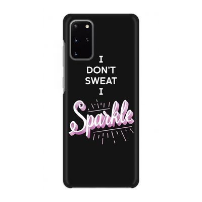 Sparkle quote: Volledig geprint Samsung Galaxy S20 Plus Hoesje
